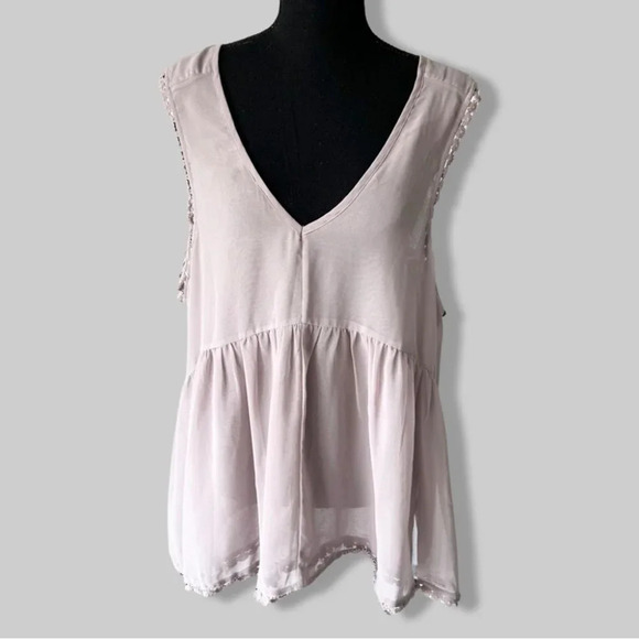 ONE TEASPOON Milky  Rise Flared Loose Fit Top Blouse - Picture 1 of 16